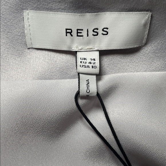 Reiss Tyra Ruffle-Detail Dress sz 10 - Picture 15 of 15